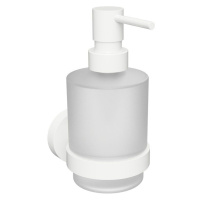 SAPHO X-ROUND WHITE dávkovač mýdla 200ml, mléčné sklo, bílá mat XR103W