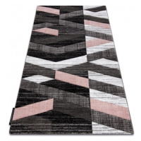 Dywany Lusczow Kusový koberec ALTER Bax pruhy růžový
