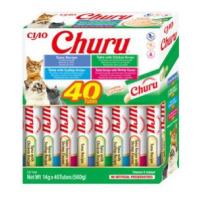 Churu Cat Box Tuna Seafood Variety 40x14g