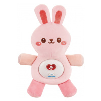 Interaktivní plyšová plyšová plyšová hračka Light Sound Bunny Sleeper Pink