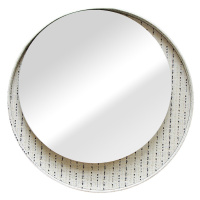 HOMEDE Ozdobné nástěnné zrcadlo SENSE bílé