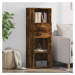 vidaXL Skříň highboard kouřový dub 40 x 42,5 x 124 cm kompozitní dřevo