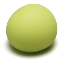 Antistresový míček 11 cm - svítící ve tmě - oranžový