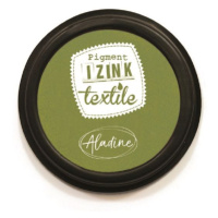 Textilní razítkovací polštářek Aladine IZINK - zelený