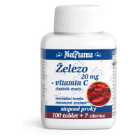 MedPharma Železo 20 mg + vitamin C 107 tablet