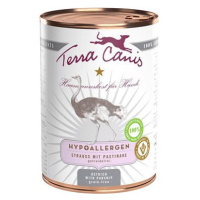 Terra Canis Hypoalergenní konzerva Pštros s pastinákem 400 g