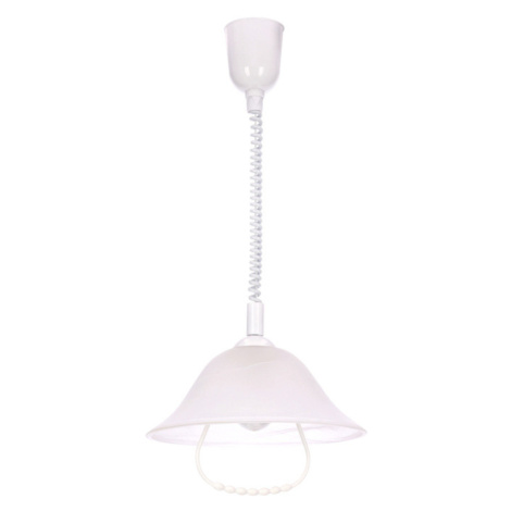 Moderní závěsná lampa ALFA puller s rukojetí 1x40W E27 nad kuchyňský stůl CANDELLUX