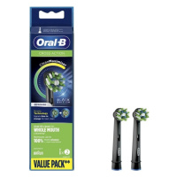 Oral-B EB 50-2 CrossAction Black náhradní hlavice s Technologií CleanMaximiser, 2 ks