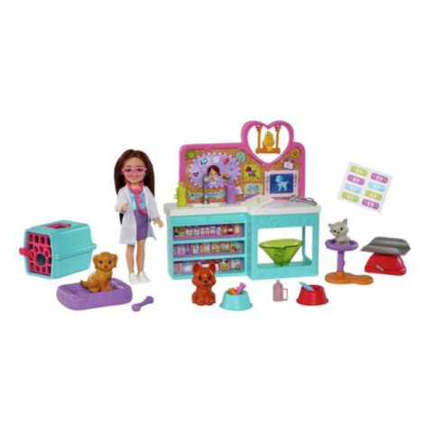 Mattel Barbie Chelsea veterinářka herní set