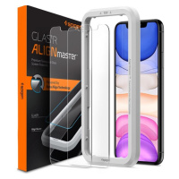 Spigen 2D tvrzené sklo Align Glas.tR Apple iPhone 11/XR (2 ks)