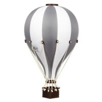 Super balloon Dekorační horkovzdušný balón – šedá - S-28cm x 16cm