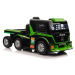 mamido Dětský elektrický kamion Mercedes Axor LCD MP4 s návěsem zelený