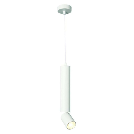 ACA Lighting závěsné svítidlo 1XGU10 BABEL bílá kov IP20 D5,6XD8XH140CM RA3551PWH