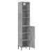 vidaXL Skříň highboard betonově šedá 34,5x34x180 cm kompozitní dřevo