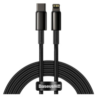 Baseus Tungsten Gold kabel USB-C/Lightning (PD) 20W 2m černý