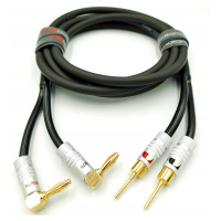 Nakamichi Reproduktorový kabel 2x1,5 jehla banán90 1,5m