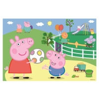 Puzzle Prasátko Peppa Zábava s přáteli