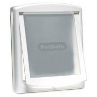 Dvířka PetSafe plastová s transparentním flapem bílá, výřez 37x31,4cm