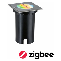 PAULMANN LED zemní svítidlo Smart Home Zigbee 3.0 Floor IP67 hranaté 110x110mm RGBW+ 4,9W 230V k
