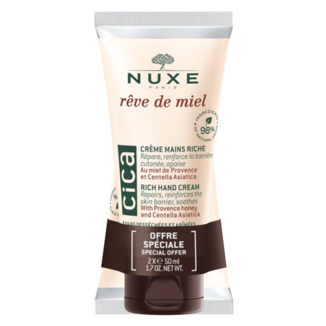 NUXE Reve de Miel Reparační krém na ruce pro extrémně suchou a namáhanou pokožku 2 × 50 ml