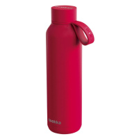 QUOKKA - Nerezová láhev / termoska s poutkem CHERRY RED , 630ml, 40185