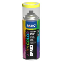 Barva akrylová vrchní Roko AKRYCOLOR Sprej sírová žlutá, 400 ml