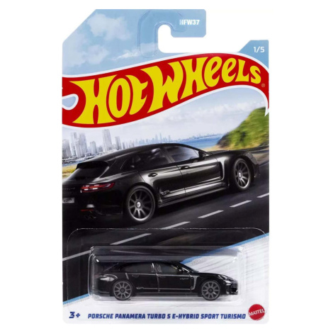 Hot wheels tématické auto luxusní sedan porsche panamera turbo 1/5 Mattel