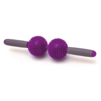 Masážní váleček s míčky SISSEL® Spiky Twin Roller Barva: fialová