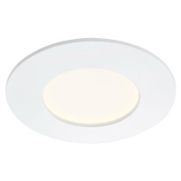 BRILONER LED vestavné svítidlo, pr. 8,5 cm, 6 W, bílé IP44 BRI 7282-016