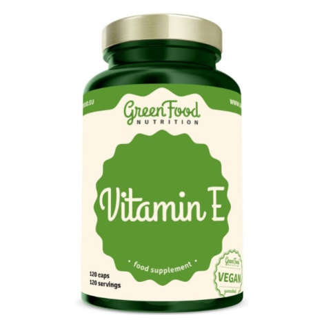 GreenFood Nutrition Vitamín E 120 kapslí