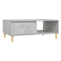 SHUMEE Konferenční stolek betonově šedý 90 × 60 × 35 cm dřevotříska , 805999
