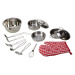 Bigjigs Toys kuchařský set kovového nádobí