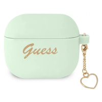 Guess GUA3LSCHSN AirPods 3 cover green Silicone Charm Heart Collection (GUA3LSCHSN)