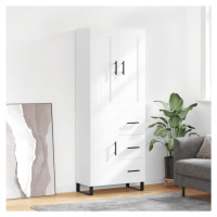 vidaXL Skříň highboard bílá 69,5 x 34 x 180 cm kompozitní dřevo