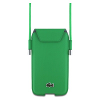 Lacoste PVC Iconic Petit Pique pouzdro na telefon XL zelené