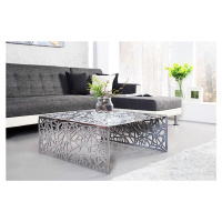 Estila Designový konferenční stolek IDEAL 60cm stříbrný