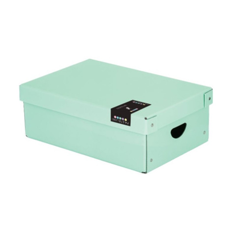 Krabice lamino 35,5 × 24 × 9 cm PASTELINI - zelená OXYBAG