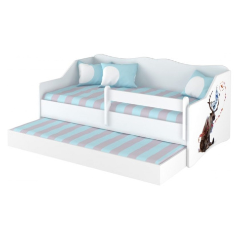 BabyBoo Dětská postel LULU 160 x 80 cm - Frozen - 160x80