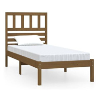 Rám postele medově hnědý masivní borovice 100 × 200 cm, 3101016