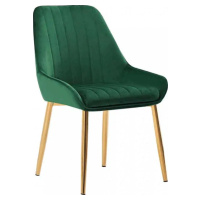 Tempo Kondela Jídelní židle PERLIA - smaragdová + kupón KONDELA10 na okamžitou slevu 3% (kupón u