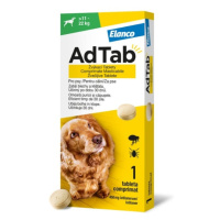 AdTab Žvýkací tablety pro psy 11-22 kg 450 mg 1 tableta