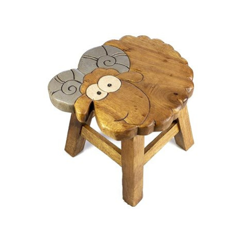 Dřevěná dětská stolička - BERÁNEK AK Trading