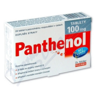 Panthenol tablety 100mg tbl.24 Dr.Müller