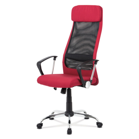 Kancelářská židle DISPAR, bordó/černá Autronic