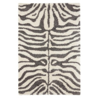Šedý/béžový koberec 290x200 cm Striped Animal - Ragami