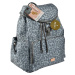Přebalovací taška jako batoh Vancouver Backpack Dark Cherry Blossom Beaba s doplňky 22 l objem 4