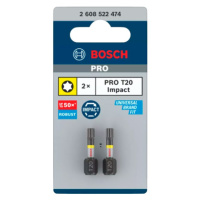 Šroubovací bit Bosch PRO Impact Control 25 mm T20 2 ks 2608522474