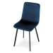 Jídelní židle NOVET — látka, kov, více barev Zelená