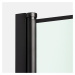 New trendy Dveře sprchové New Soleo Black 80 cm dvoukřídlé s ozdobnými profily