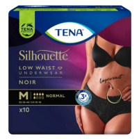 Tena Silhouette Normal Low Waist Noir M kalhotky absorpční natahovací